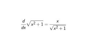Read more about the article What is the Derivative of Square Root of x^2 + 1?